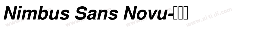 Nimbus Sans Novu字体转换 Nimbus Sans Novu字体转换
